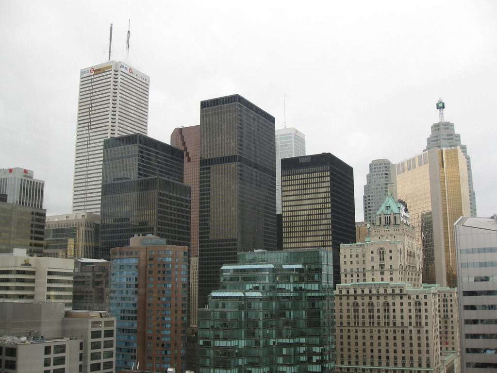 Office towers in Toronto’s financial district